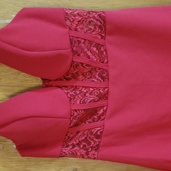 NWT Crystal Doll Sexy Red Dress. - Picture 2 of 10